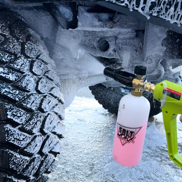 Off-Road Wash Kit — Pressure Washer Foam Cannon + 4WD Beach & Bush Cleaning Kit Saltworx