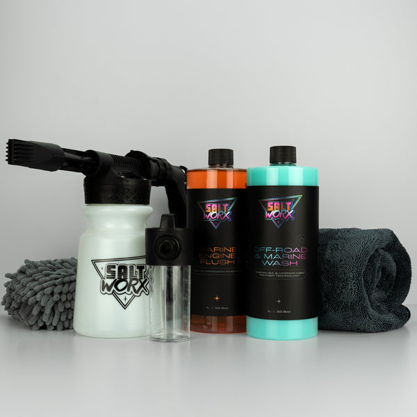 Saltworx Marine Wash & Flush Kit