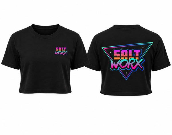 Saltworx Girls Relaxed Crop T-Shirt | Oversized Coastal Tee Australia