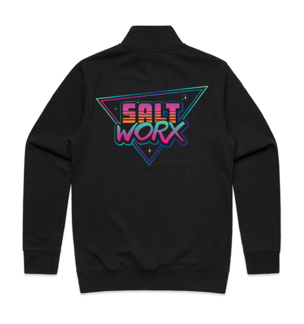 Saltworx Unisex Quarter Zip Jumper | Premium Coastal Pullover Australia